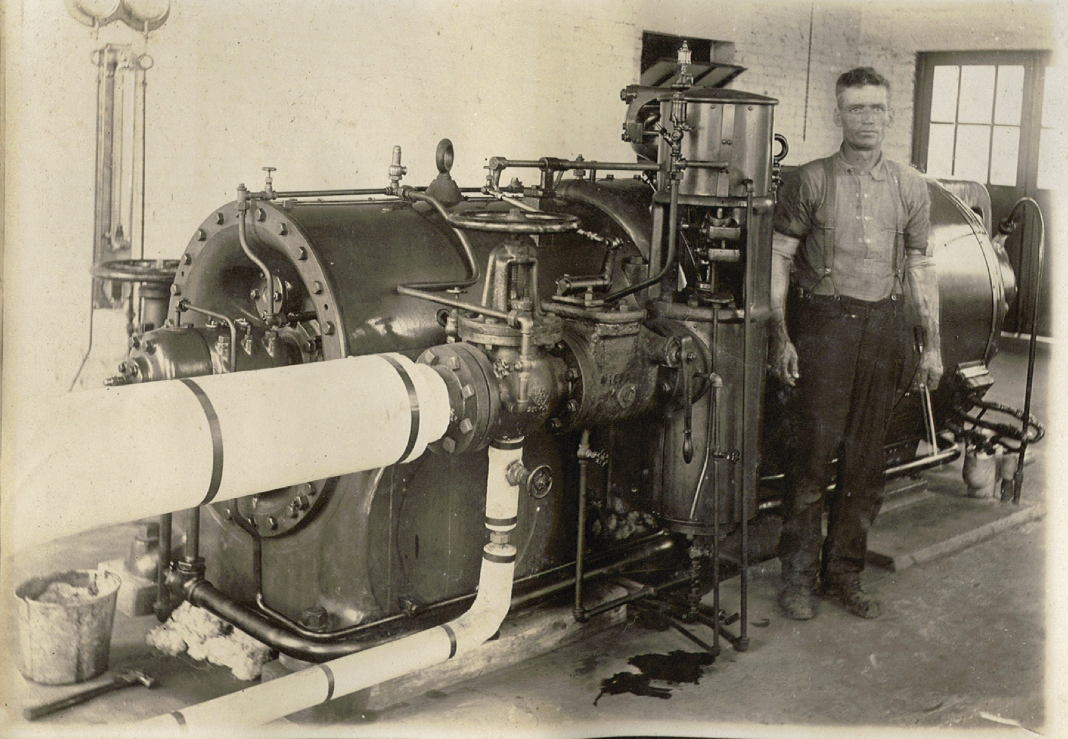 History of Franklinville, NC: Steam Power Machine