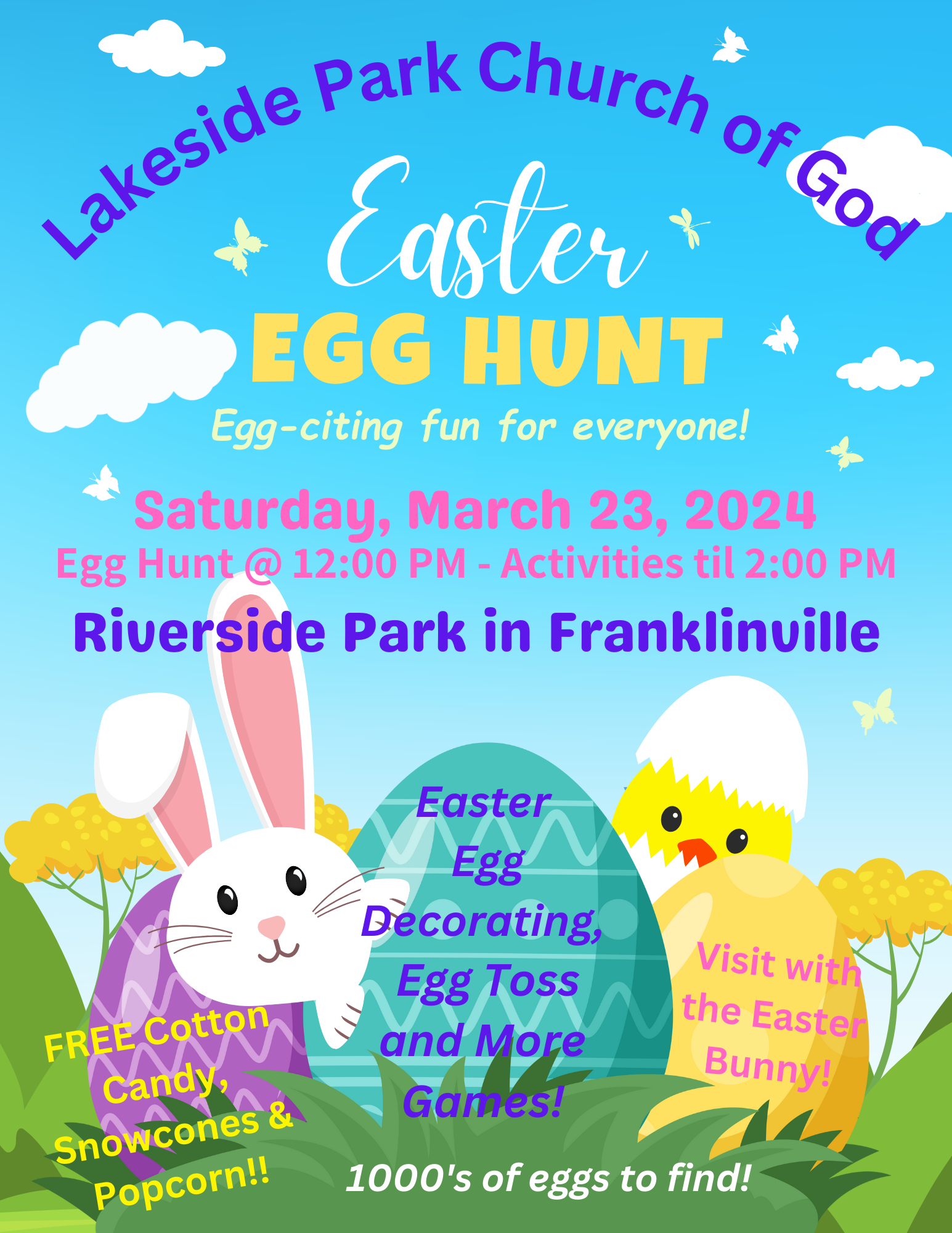 Easter Egg Hunt Town Of Franklinville